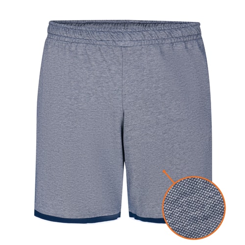 Bigdude Piqué-Shorts Marineblau/Grau